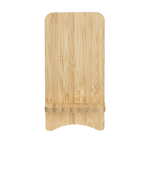 FSC Bamboo Wireless Charging Portable Phone Stand in Bamboo