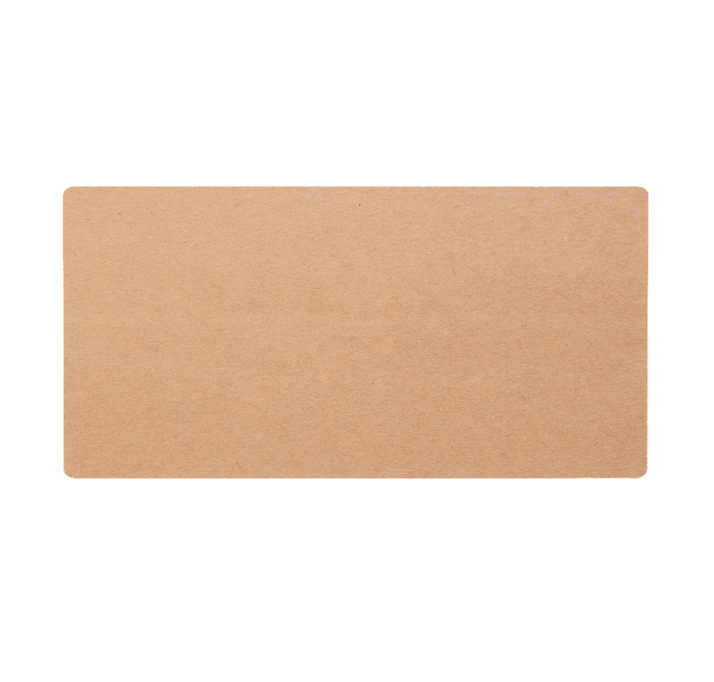 Full Color 1.5" x 3" Brown Kraft Paper Rectangle Roll Labels (Roll of 500)-default