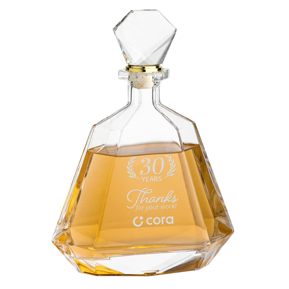 Laser Etched 33 oz. Hartsdale Decanter with Lid