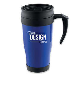 16 oz. Modesto Insulated Travel Mug - Color: Blue
