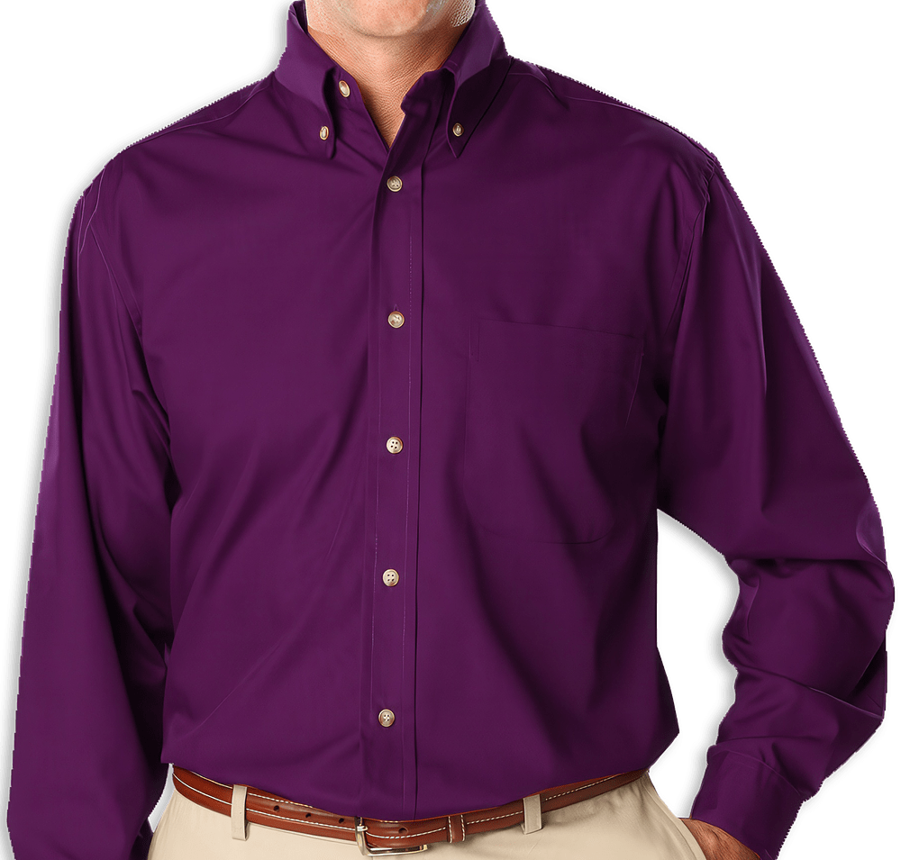 Blue Generation Superblend Poplin Long Sleeve Dress Shirt - Embroidered-default