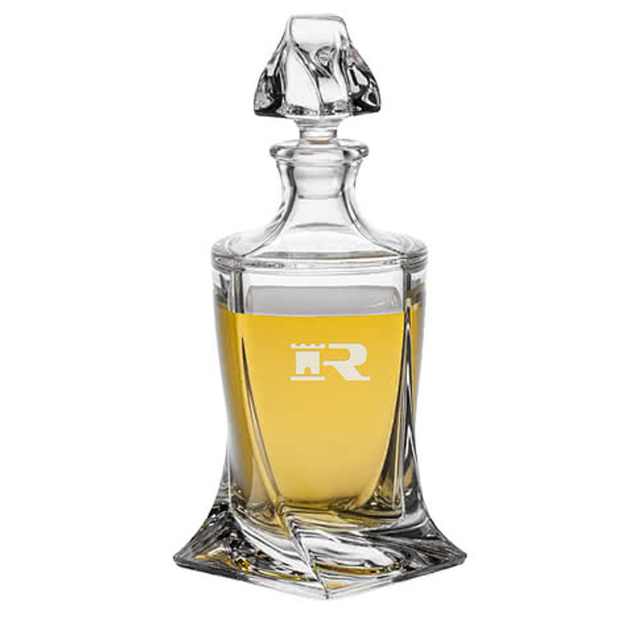 Laser Etched 30 oz. Oasis Decanter with Lid in Clear
