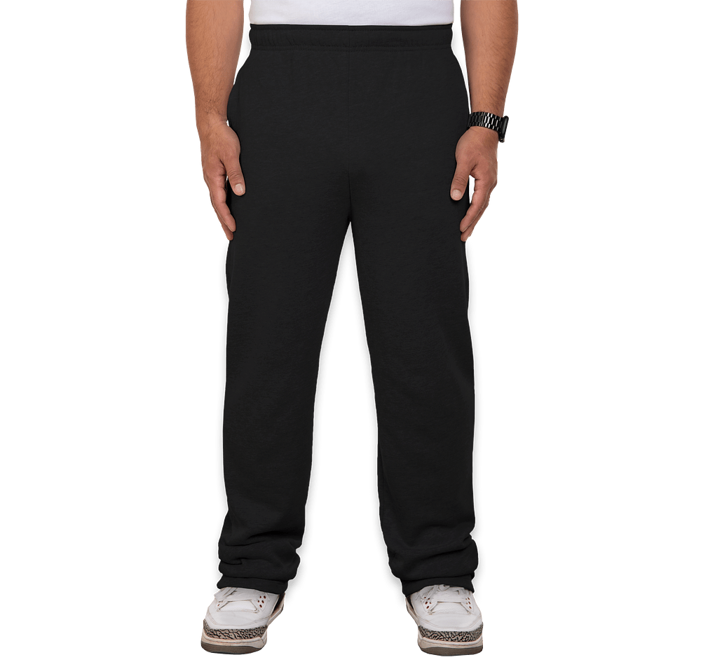 Bella + Canvas Sponge Fleece Open Bottom Sweatpants-default