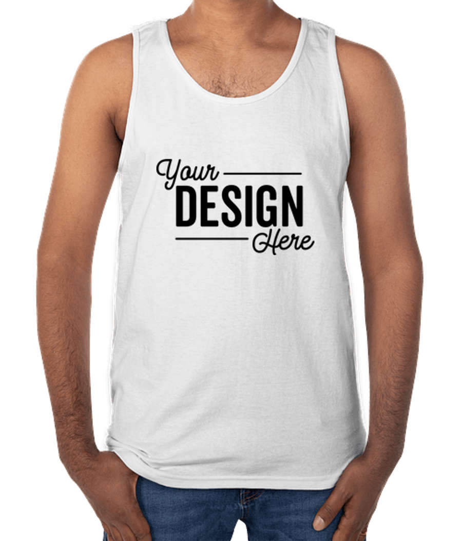 Gildan Ultra Cotton Tank in White