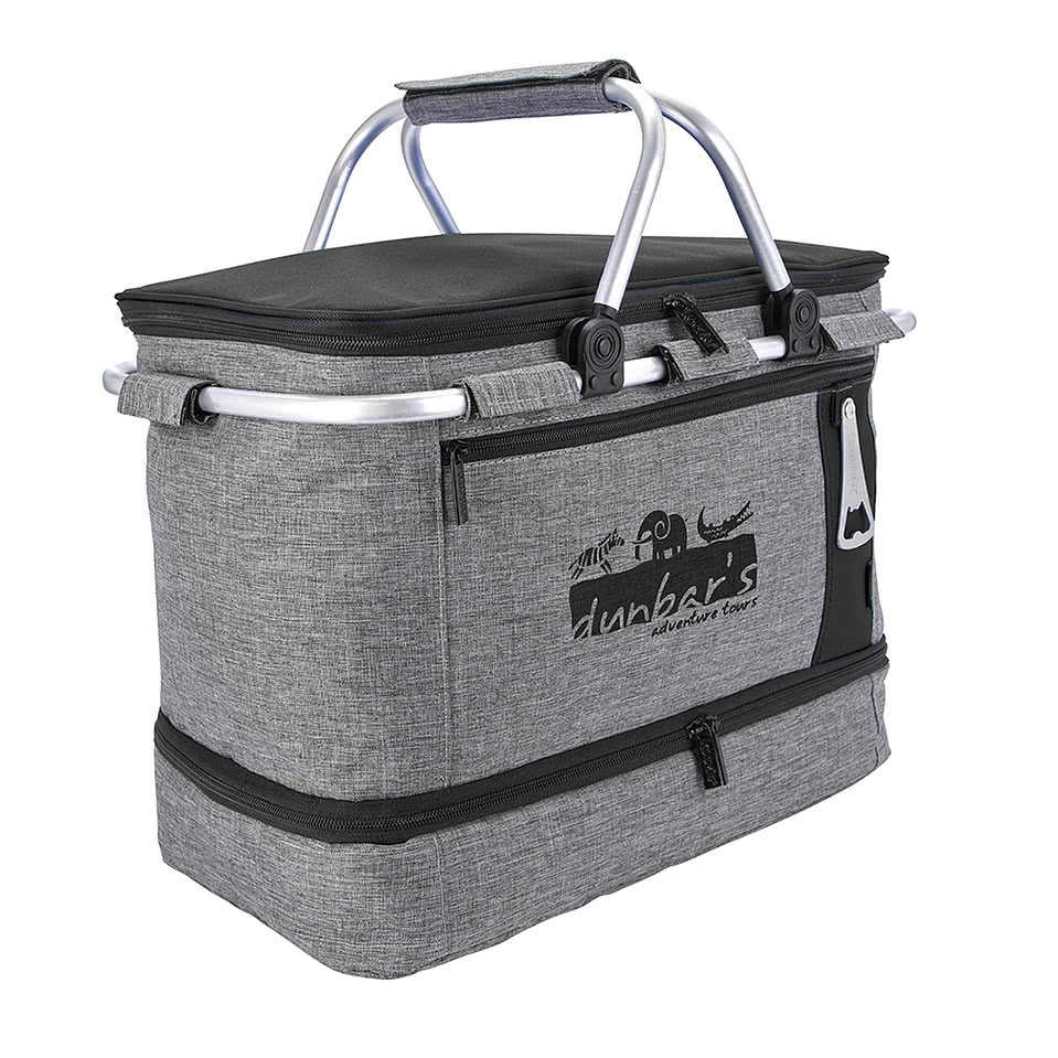 Full Color Koozie® Collapsible Jumbo Picnic Basket