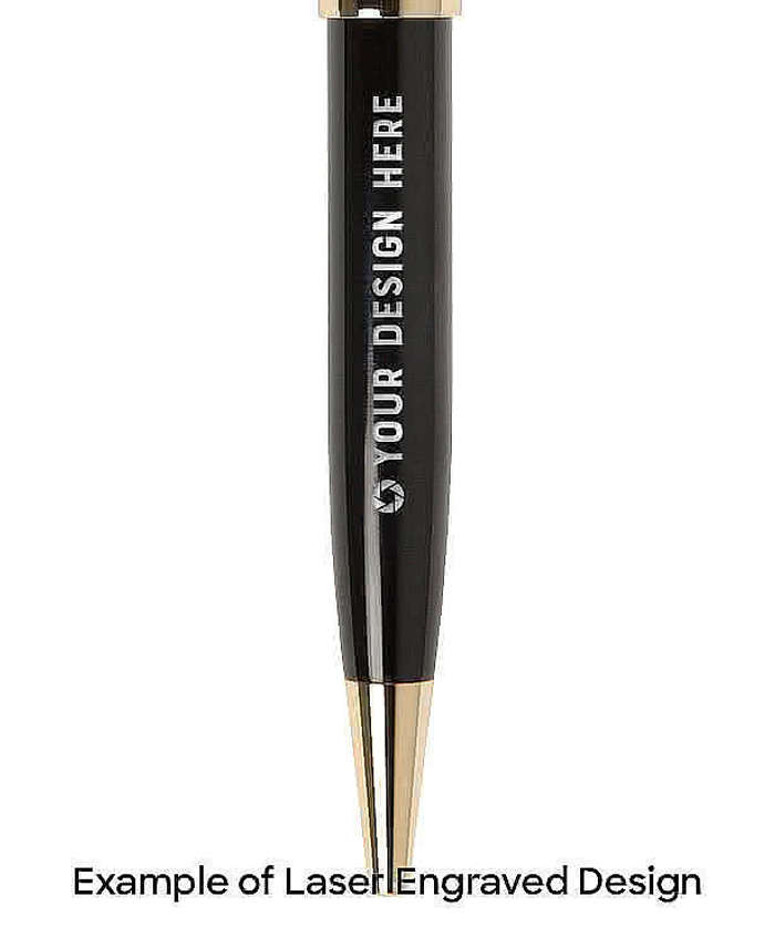 Laser Engraved Textari Comfort Stylus Pen (blue ink)