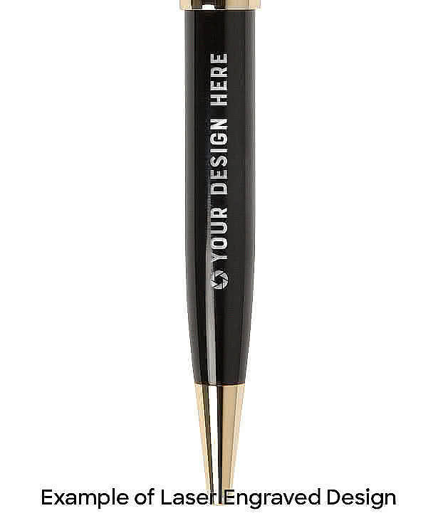 Laser Engraved Kashmiro Executive Comfort Ballpoint Pen (black ink)
