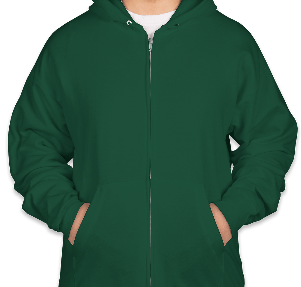 Hanes EcoSmart 50/50 Zip Hoodie - Embroidered-default