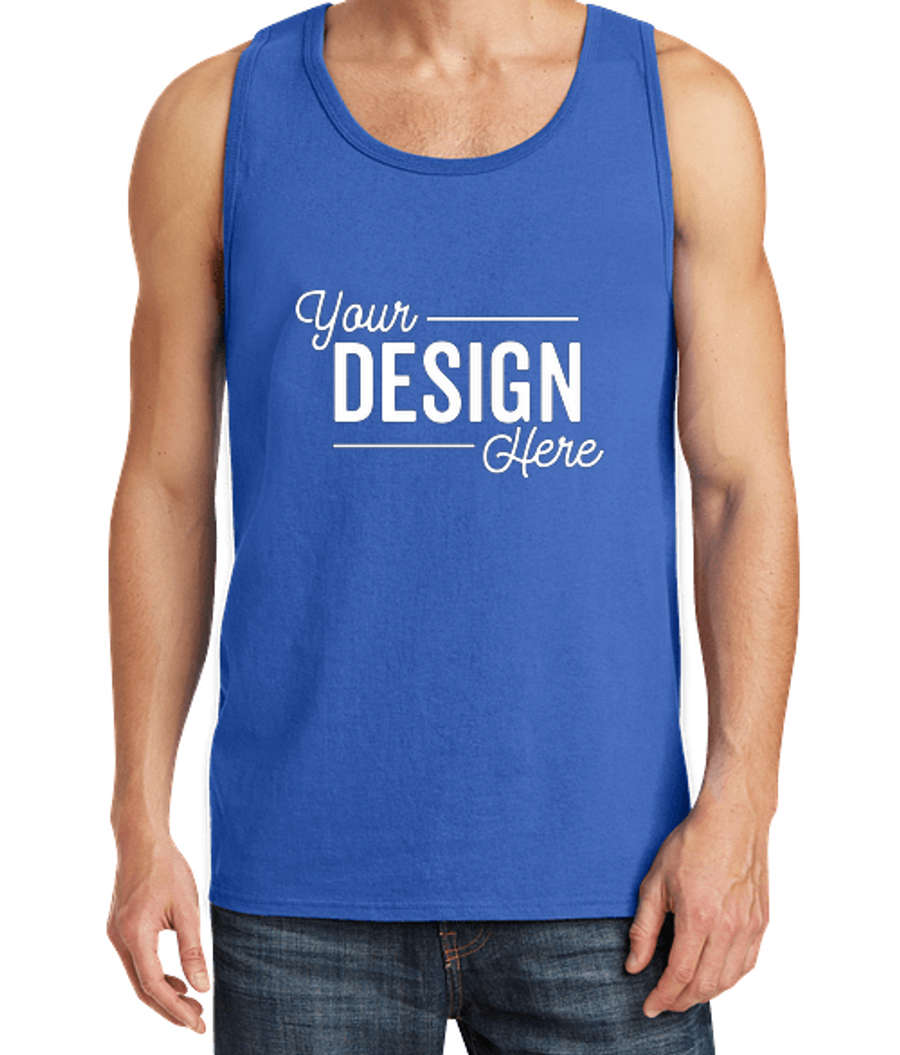 Port & Company Core Cotton Tank in Royal
