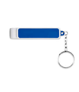 Bottle Opener and Phone Stand Keychain - Color: Blue