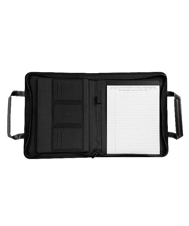 Elle Easy Carry Recycled Zippered Padfolio