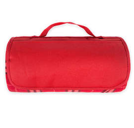Stadium Roll-Up Blanket - Color: Red / Black Plaid