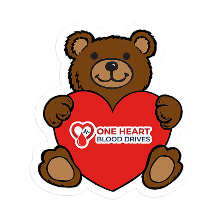 Full Color Re-Stick-It 2.375 in. x 2.625 in. Bear Shaped Reusable Decal in Bear