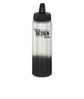 25 oz. Gradient Aluminum Water Bottle - Color: Black