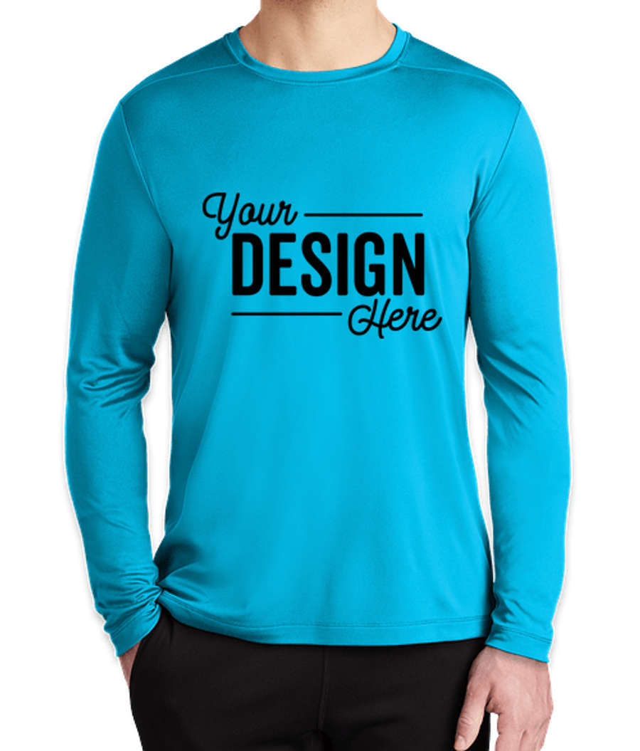 Sport-Tek UPF 50 Long Sleeve Performance Shirt in Sapphire