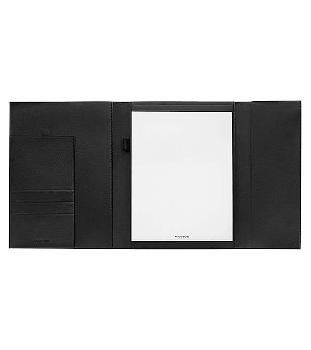 Hugo Boss Pinstripe A4 Padfolio