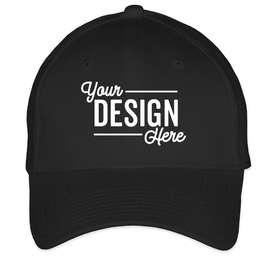 New Era 39THIRTY Stretch Fit Cotton Hat - Color: Black