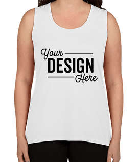 Anvil Women's Freedom Muscle Tank - Color: White
