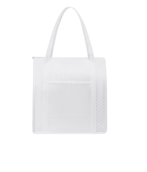 Sundial Non-Woven 40 Can Cooler Bag in White