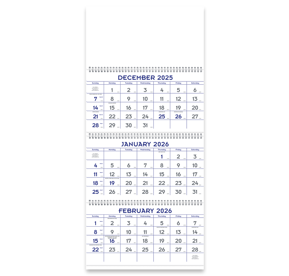 Full Color 14-Month Commercial Planner Wall Calendar-default