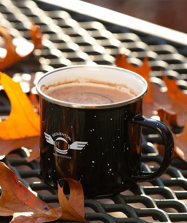 16 oz. Foundry Enamel-Lined Iron Coffee Mug