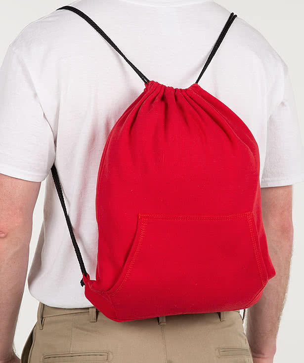 Port & Company Sweatshirt Drawstring Bag