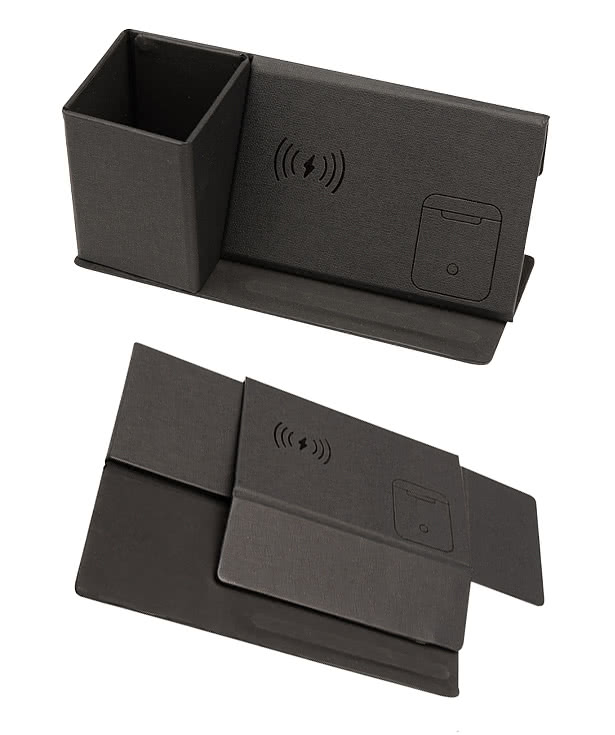 Wireless Charging Desk Organizer and Dry Erase Board