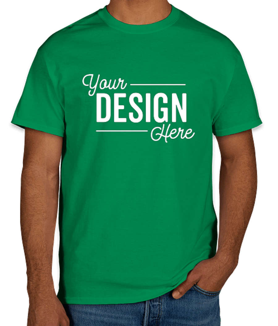 Gildan 100% Cotton T-shirt in Irish Green