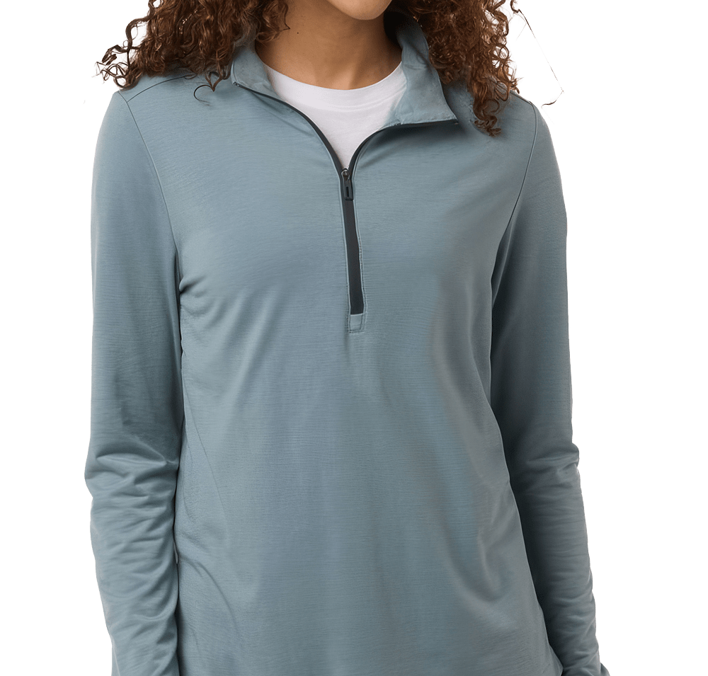 North End Women's JAQ Stretch Quarter Zip Performance Shirt-default