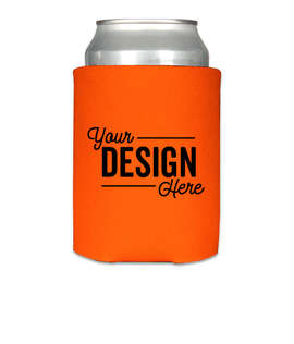 Foldable Can Cooler - Color: Orange