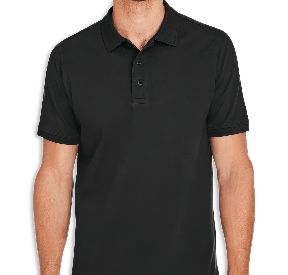 Harriton Valiant Cotton Snag Protect Pique Polo - Printed-default