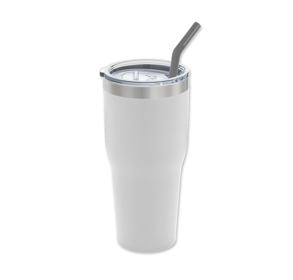 Full Color 30 oz. Basecamp K2 Stainless Steel Tumbler with Straw-default