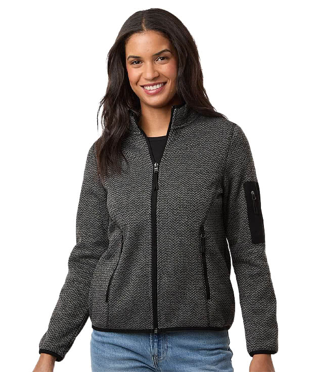 North End Women's Jasper Recycled Fleece Jacket - Printed