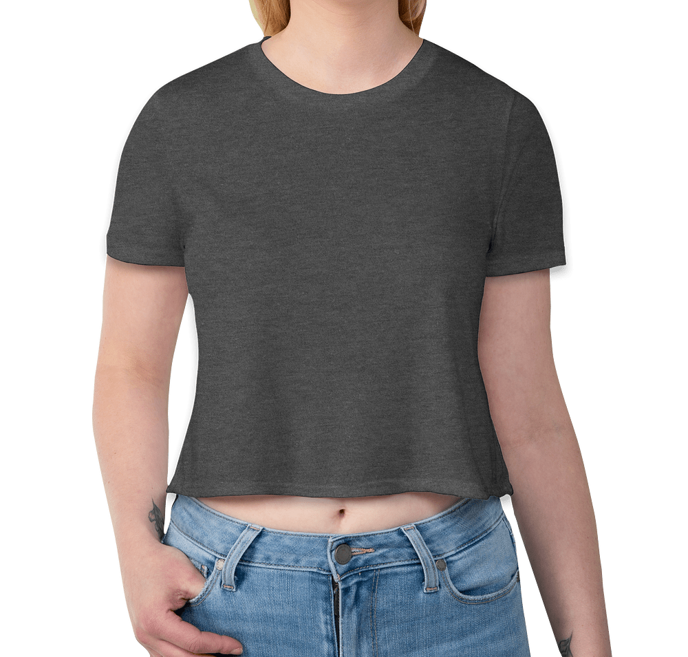 Bella + Canvas Women's Flowy Crop T-shirt-default
