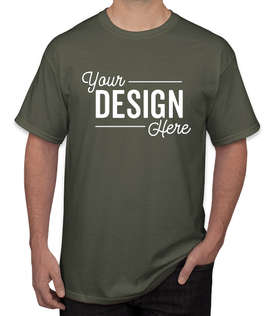 Canada - Gildan Ultra Cotton T-shirt - Color: Military Green