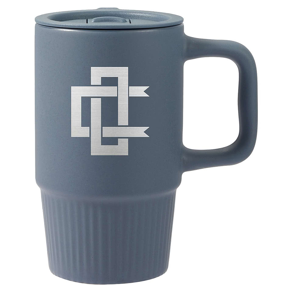 13 oz. Camden Ceramic Mug with Lid