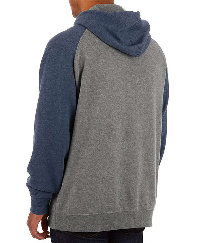 Independent Trading Heather Raglan Pullover Hoodie