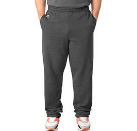 Russell Athletic Dri Power Open Bottom Sweatpants - Color: Black Heather