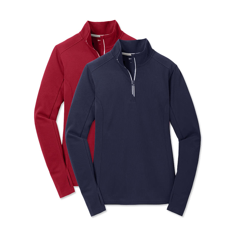 Sport-Tek Women's Sport-Wick Quarter Zip Performance Pullover