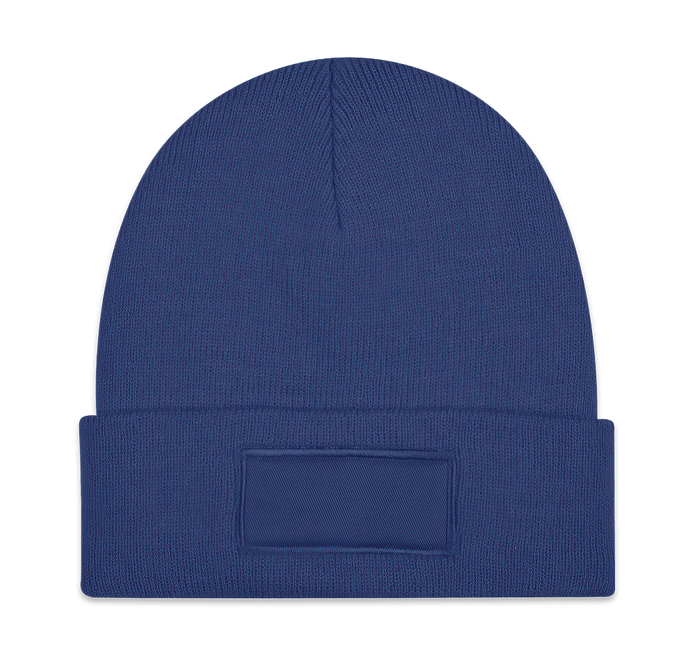 Knit Patch Cuff Beanie-default