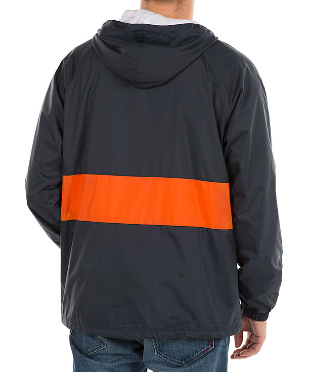 Charles River Classic Striped Hooded Packable Anorak