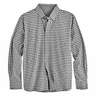 Blue Generation Untucked Gingham Long Sleeve Dress Shirt
