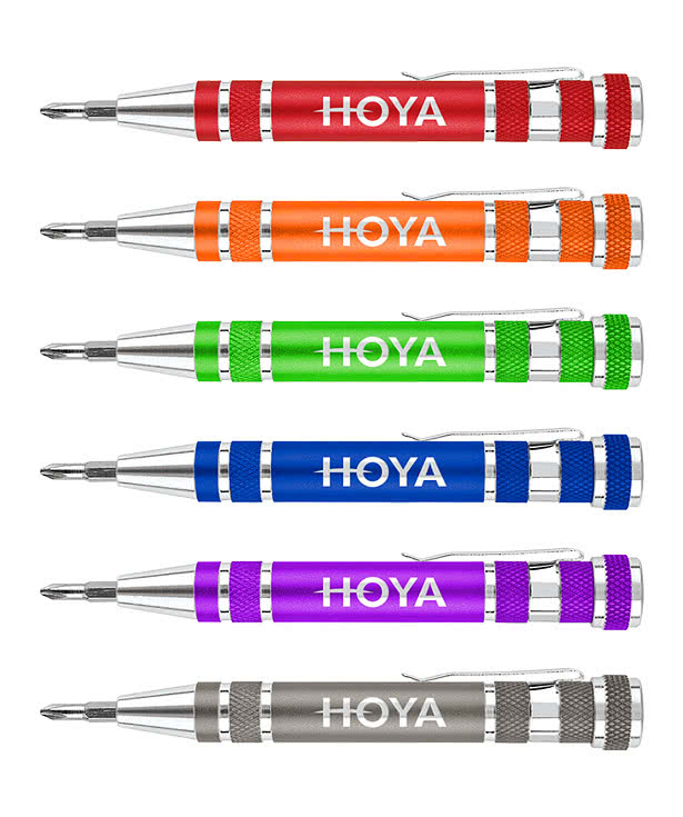 Laser Engraved Pocket Pal Aluminum Screwdriver Pen Tool