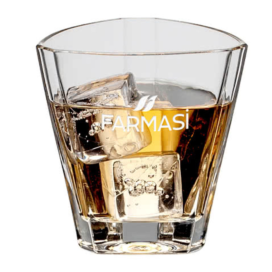 Laser Etched 10.5 oz. Arellano On-the-Rocks Glass in Clear