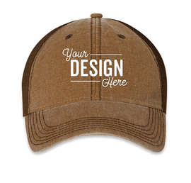Legacy Dashboard Trucker Hat - Color: Camel / Brown
