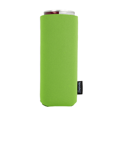 Full Color Koozie® Collapsible Slim Can Cooler in Lime Green