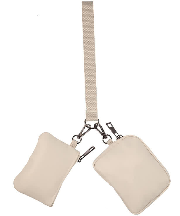 Daybreak Recycled Dual Pouch Lanyard