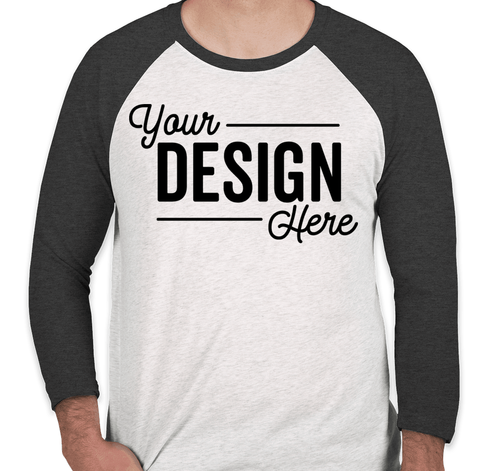 TENDERLOIN T-RAGLAN ほちい Custom Next Level Tri-Blend Raglan T-shirt - Design Long
