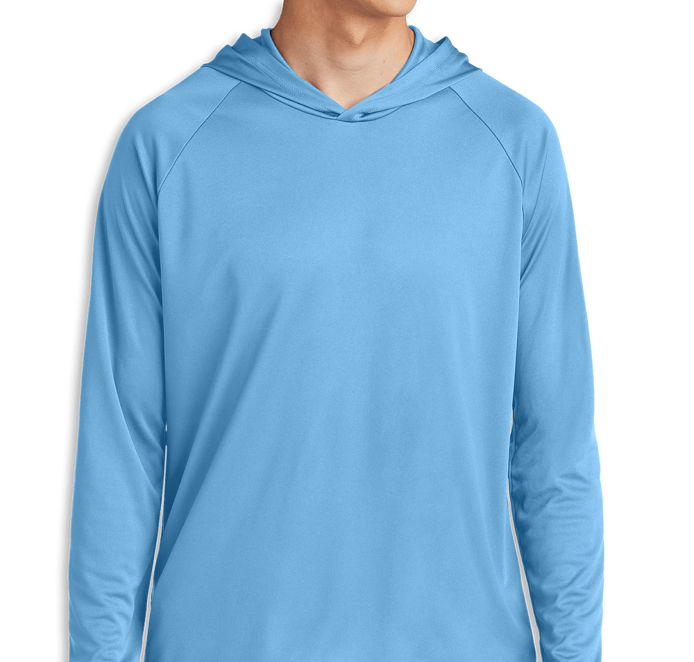 Port & Company UPF 50 Hooded Long Sleeve Performance Shirt-default
