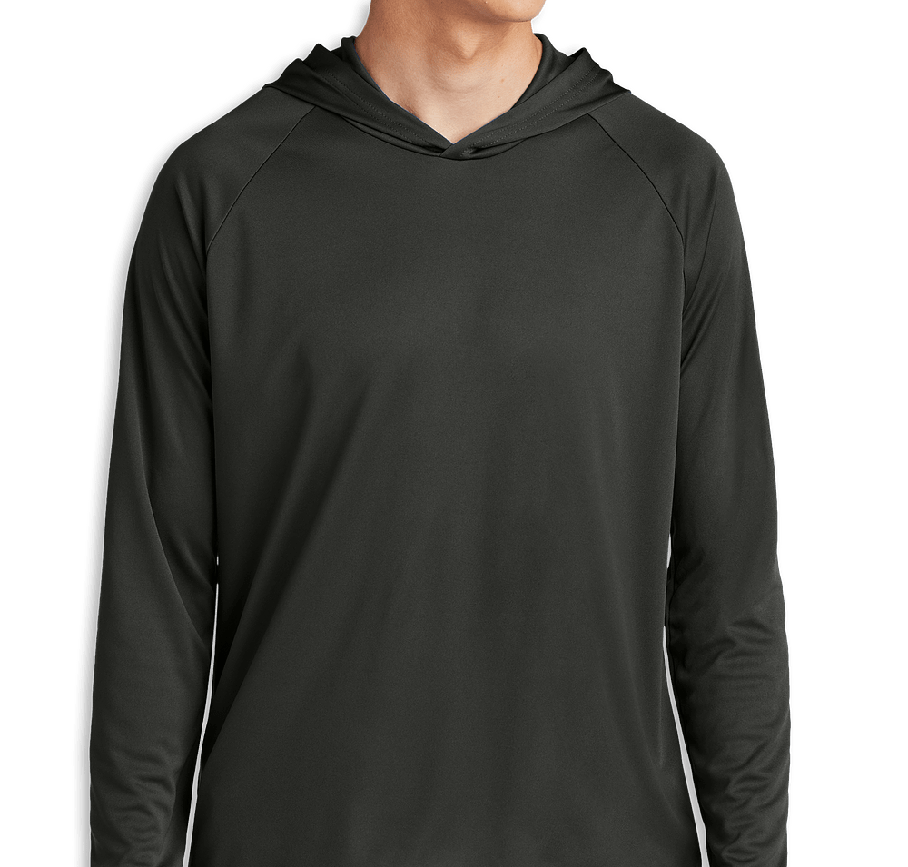 Port & Company UPF 50 Hooded Long Sleeve Performance Shirt-default